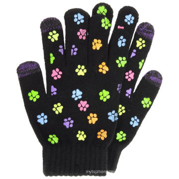 Texting Gloves Black Smart Phone Iphone TouchScreen Thermal Gloves